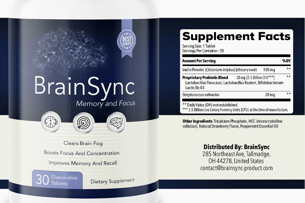 BrainSync-supplement-facts-label