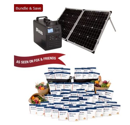 Emergency Food + Solar Generator Power Station Hero Bundle: Where to Buy, Best Price, Review Feedback